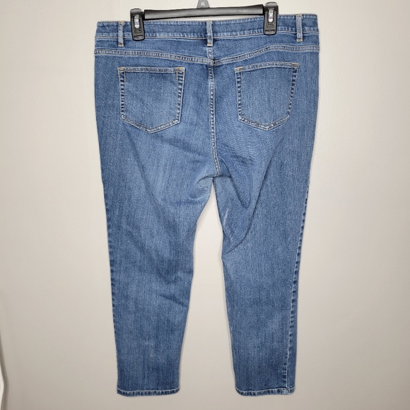 J JILL Indigo Authentic Fit Slim Ankle Size 14 Petite - Picture 3 of 5